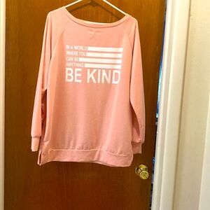 3/$15. Pink sweatshirt by Misslook, size L